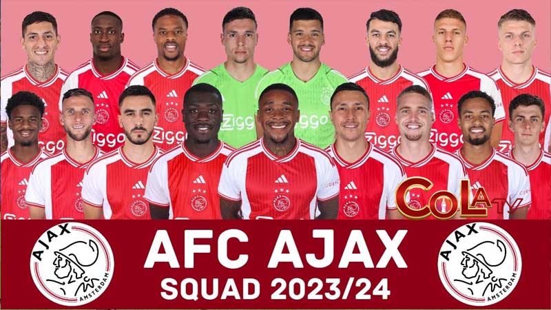 Đội hình thi đấu hiện tại của câu lạc bộ Ajax
